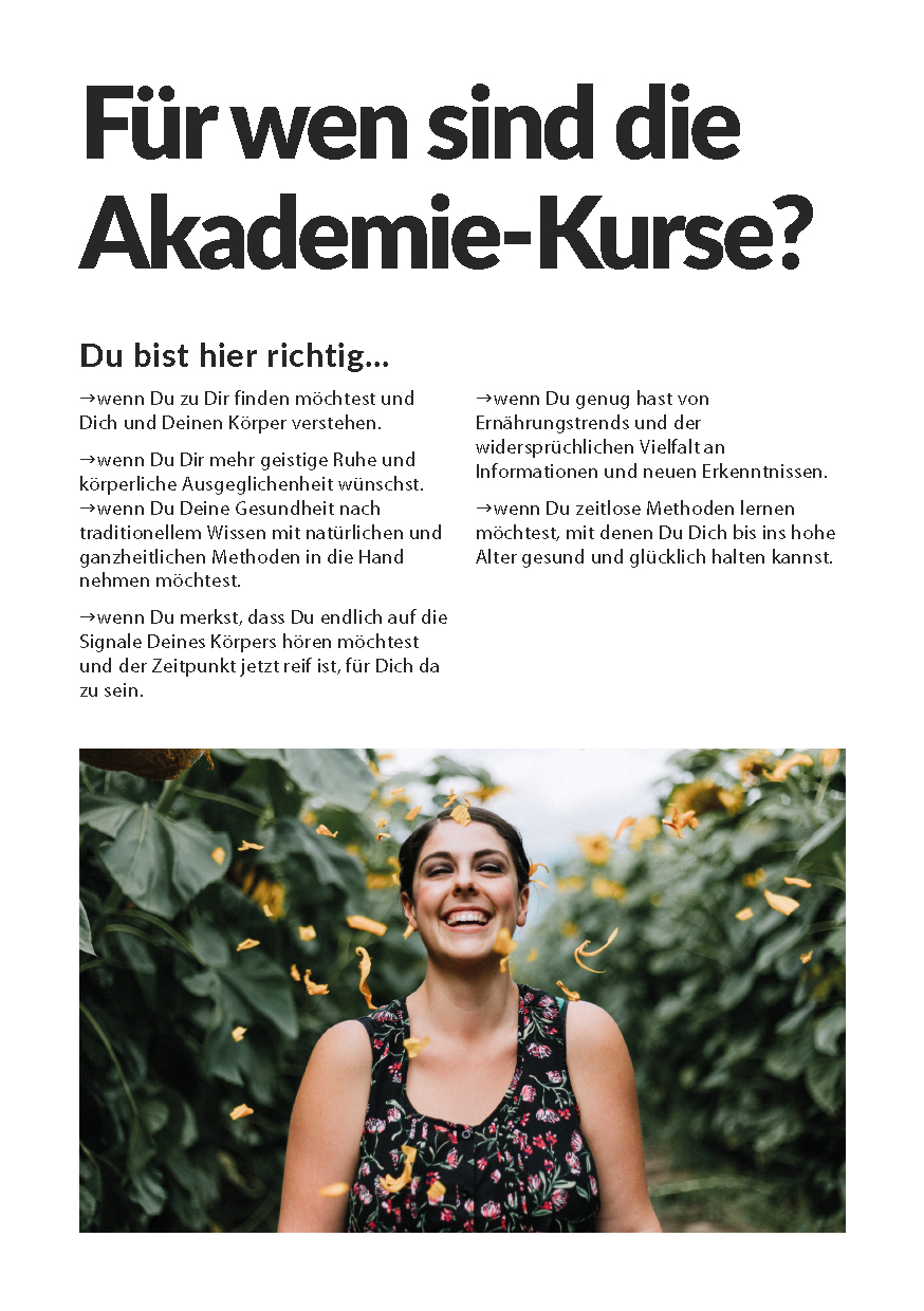 Infomaterial Frühlings-Akademie 2024